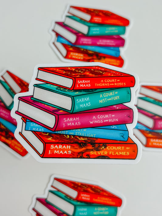 acotar book stack sticker
