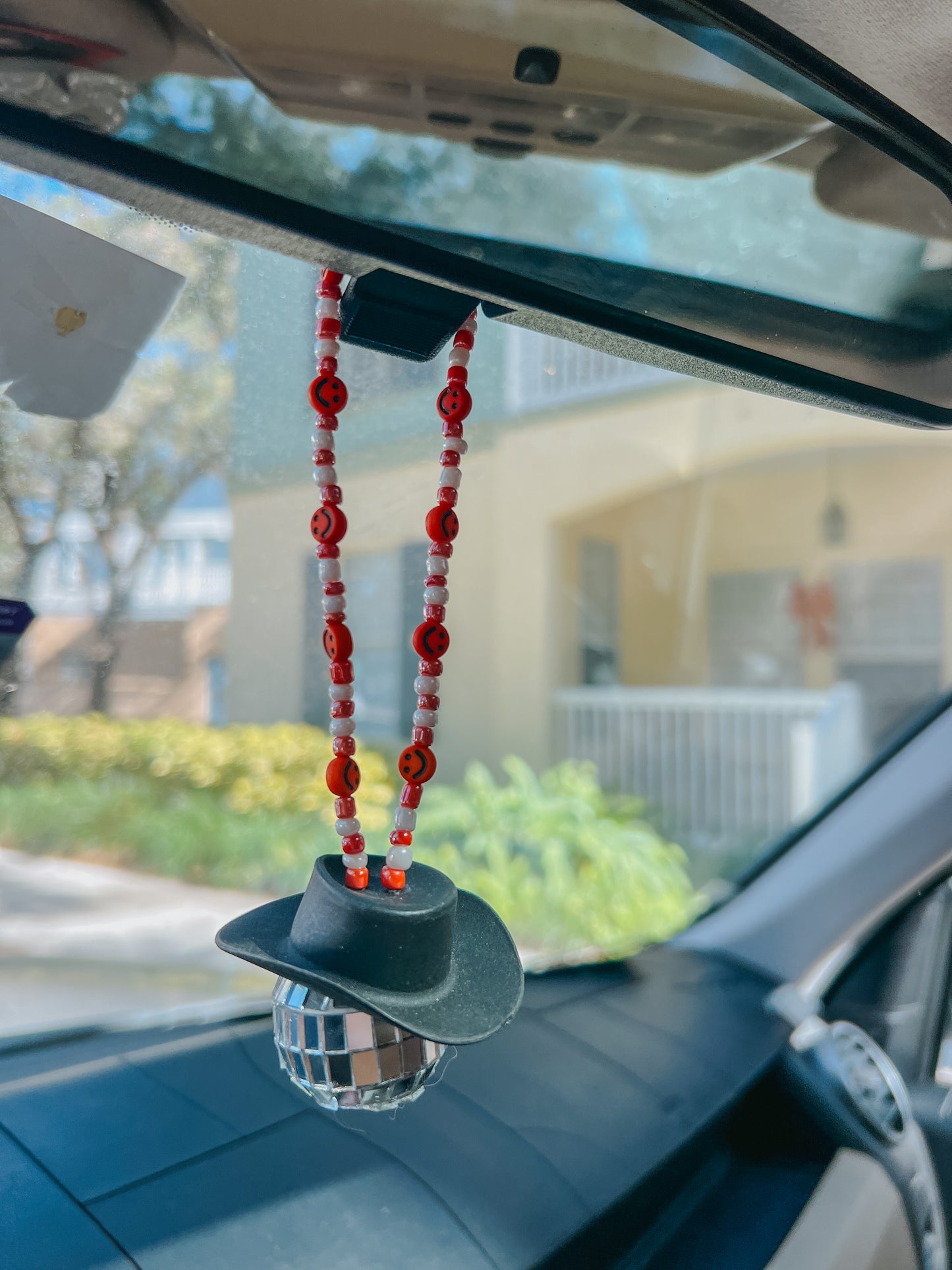 disco cowboy car hanging