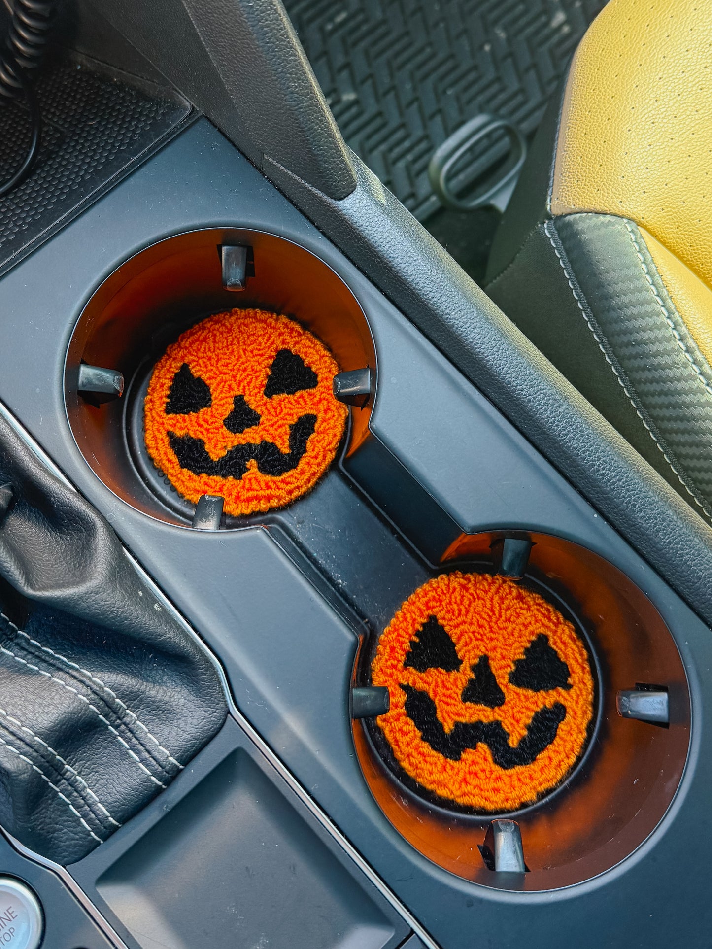 halloween car coasters