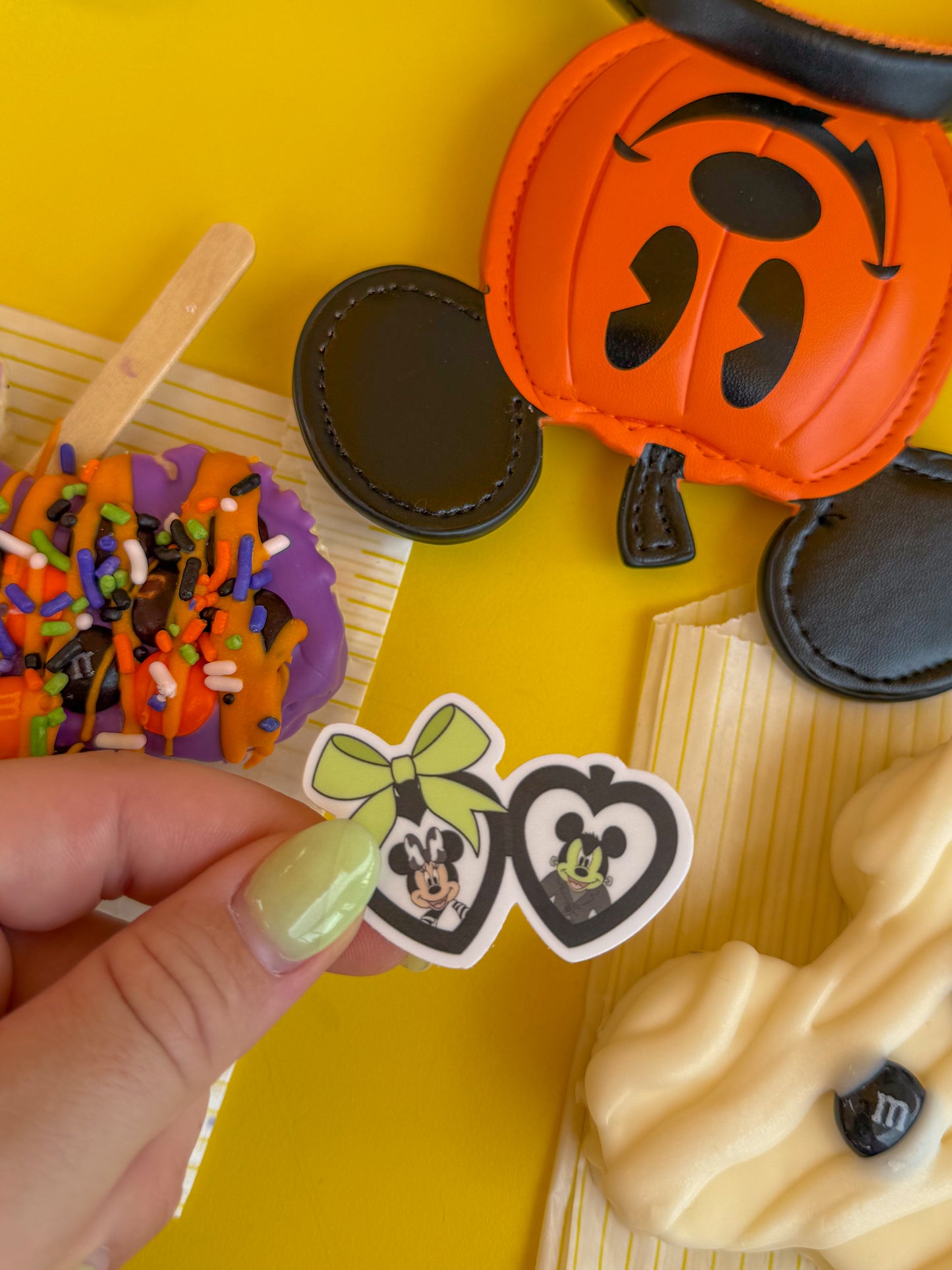 frankenstein locket sticker