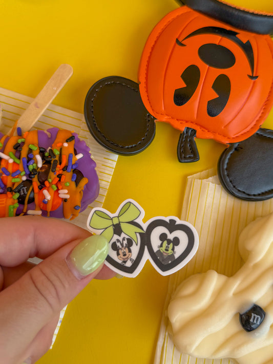 frankenstein locket sticker