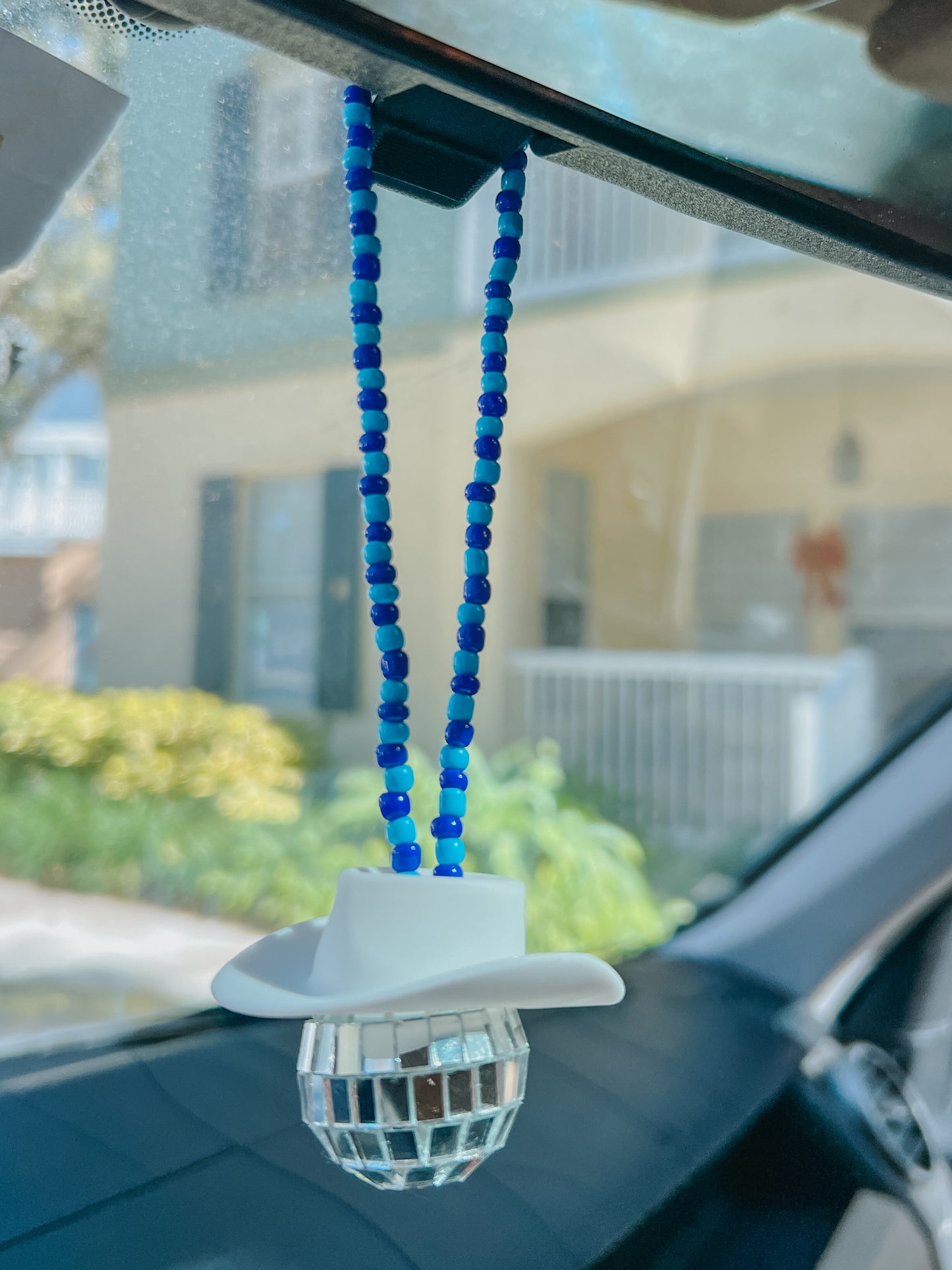 disco cowboy car hanging