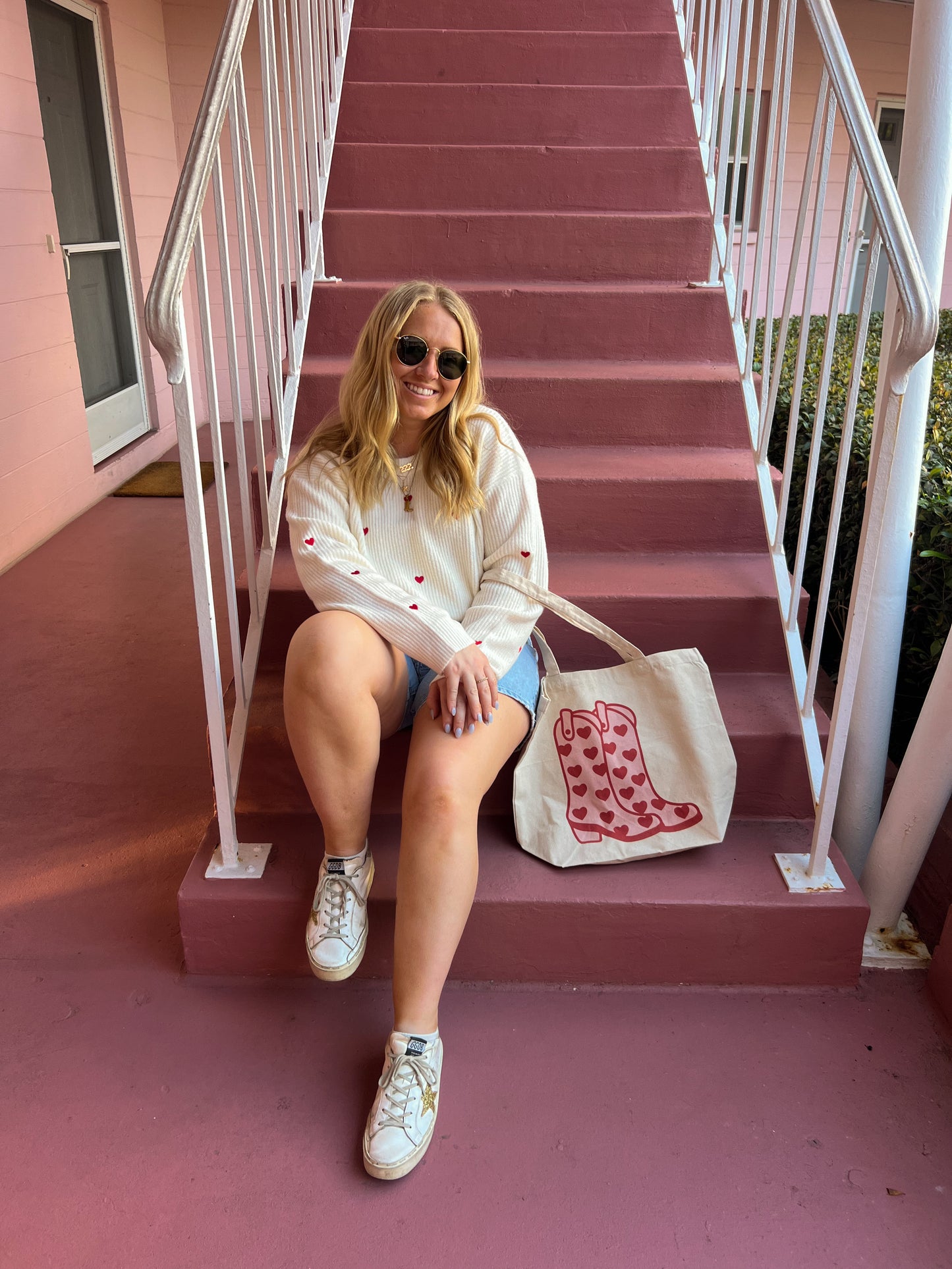 lover boots tote