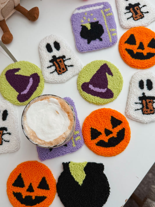 halloween mug rugs
