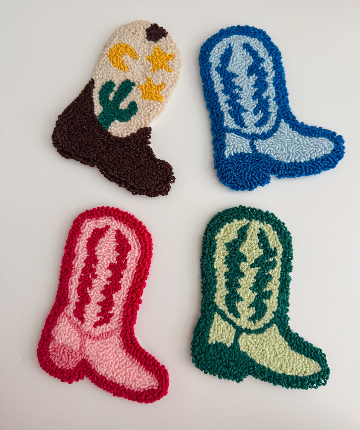 cowboy mug rugs