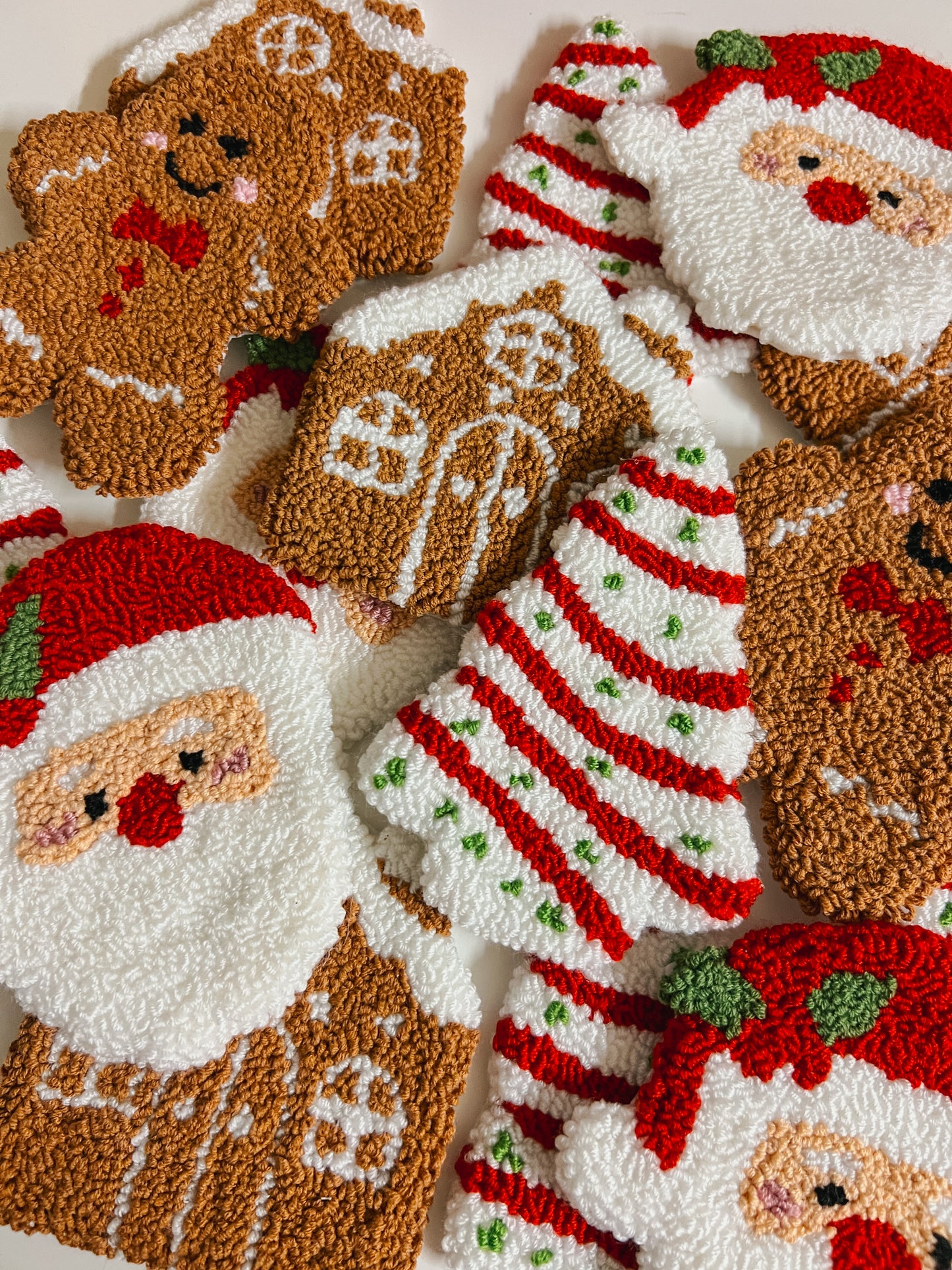 christmas tree mug rug