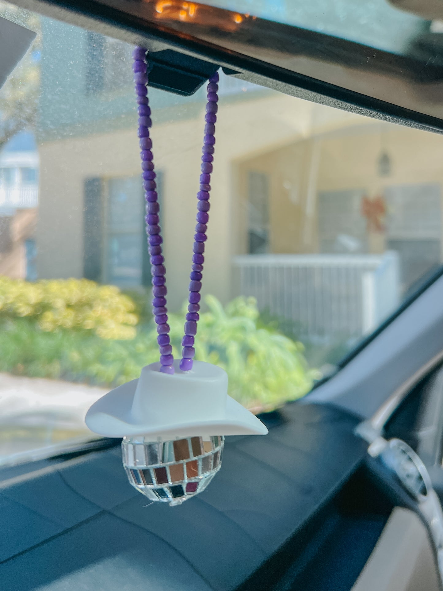 disco cowboy car hanging