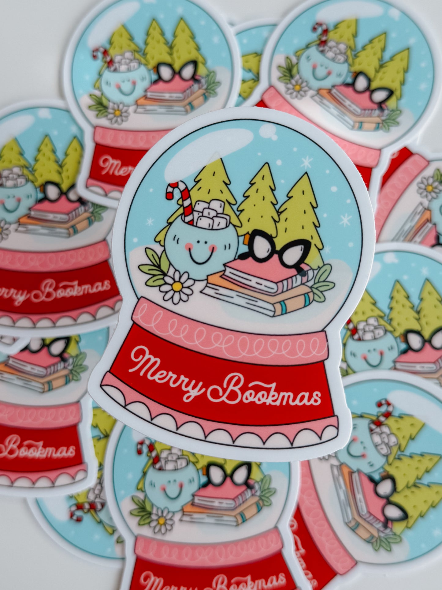merry bookmas sticker