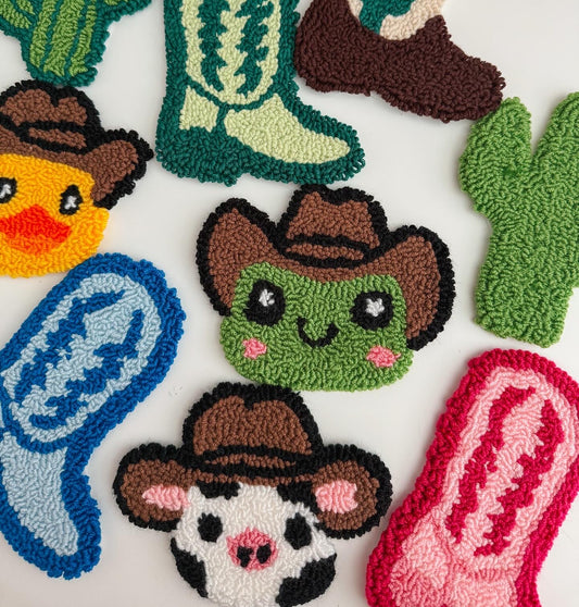 cowboy mug rugs