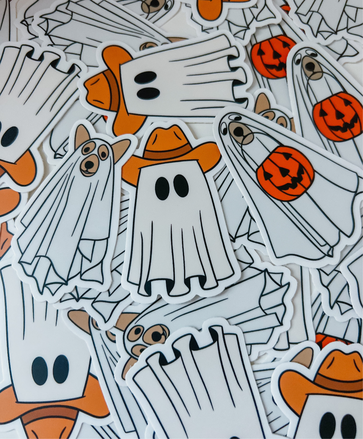 howdy ghost sticker