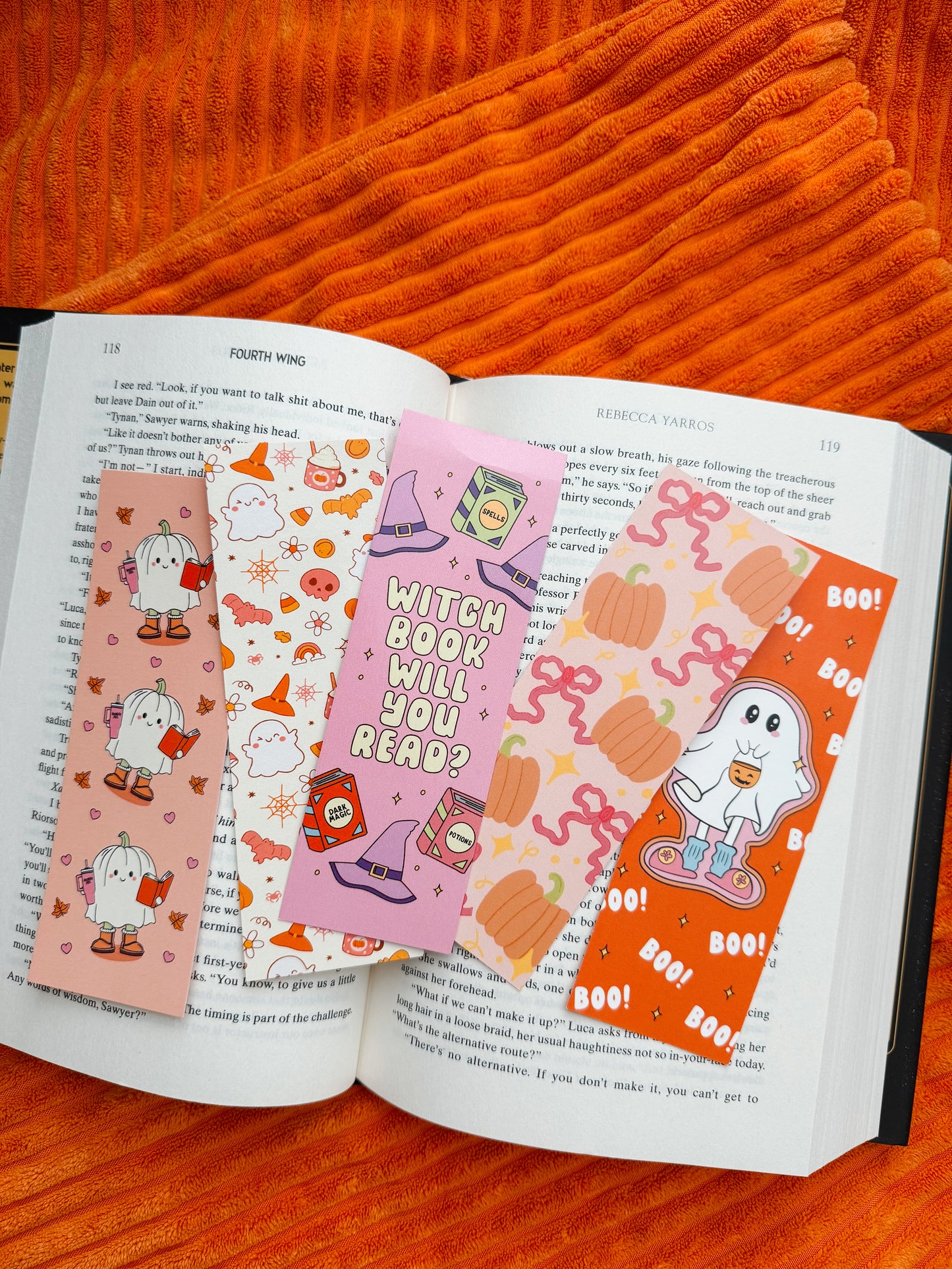 halloween bookmarks