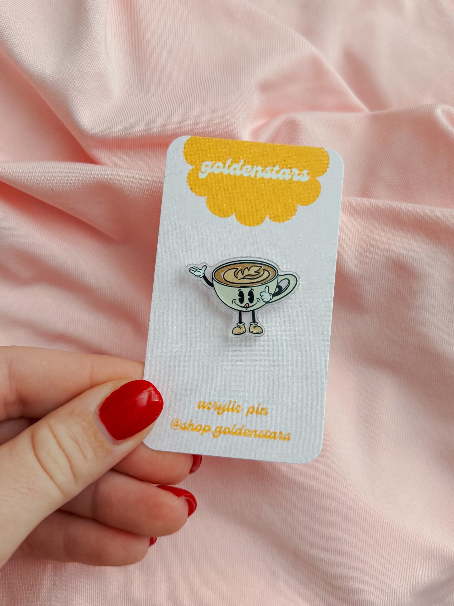 Coffee Man Pin