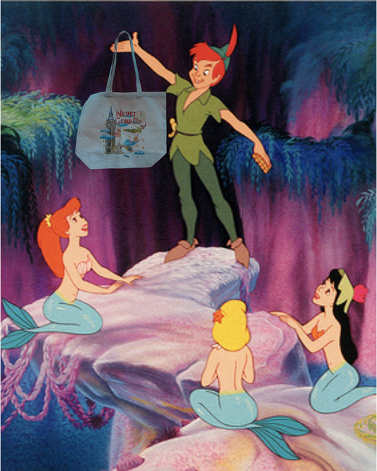 never grow up tote