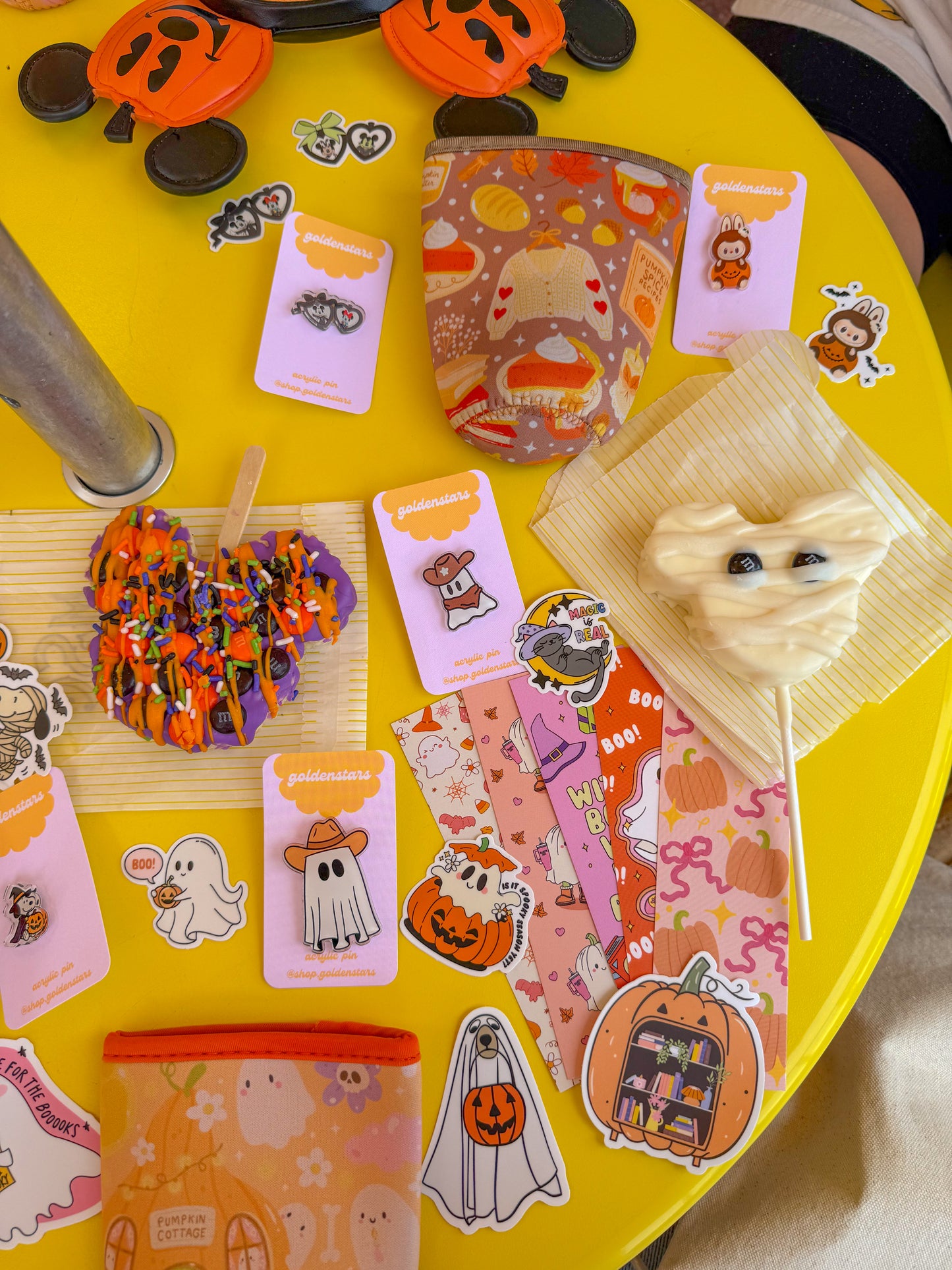 pumpkin labubu sticker