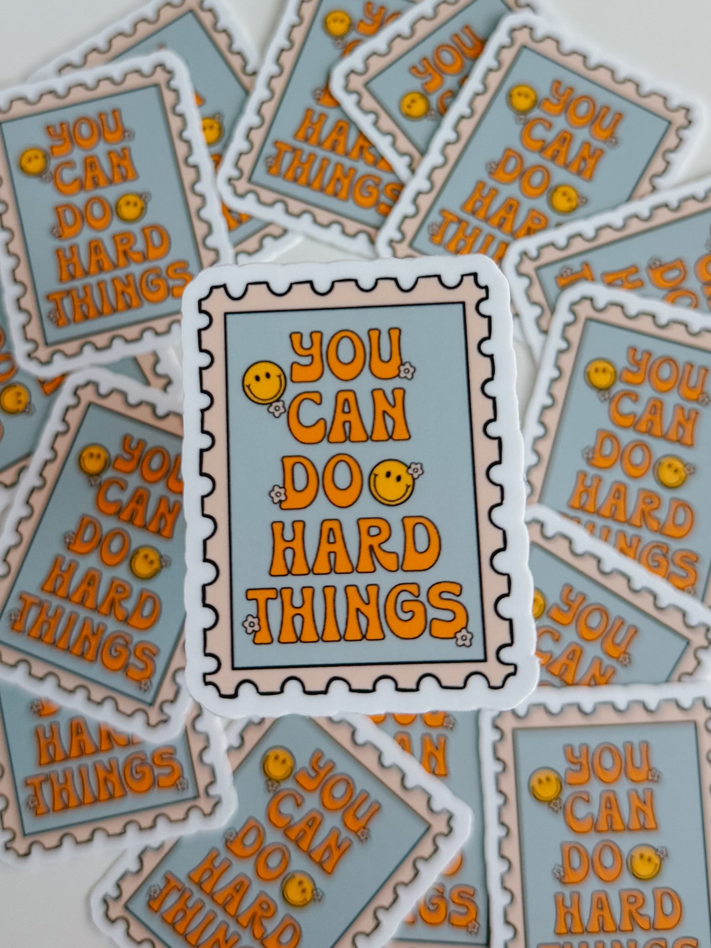 you can do hard things sticker