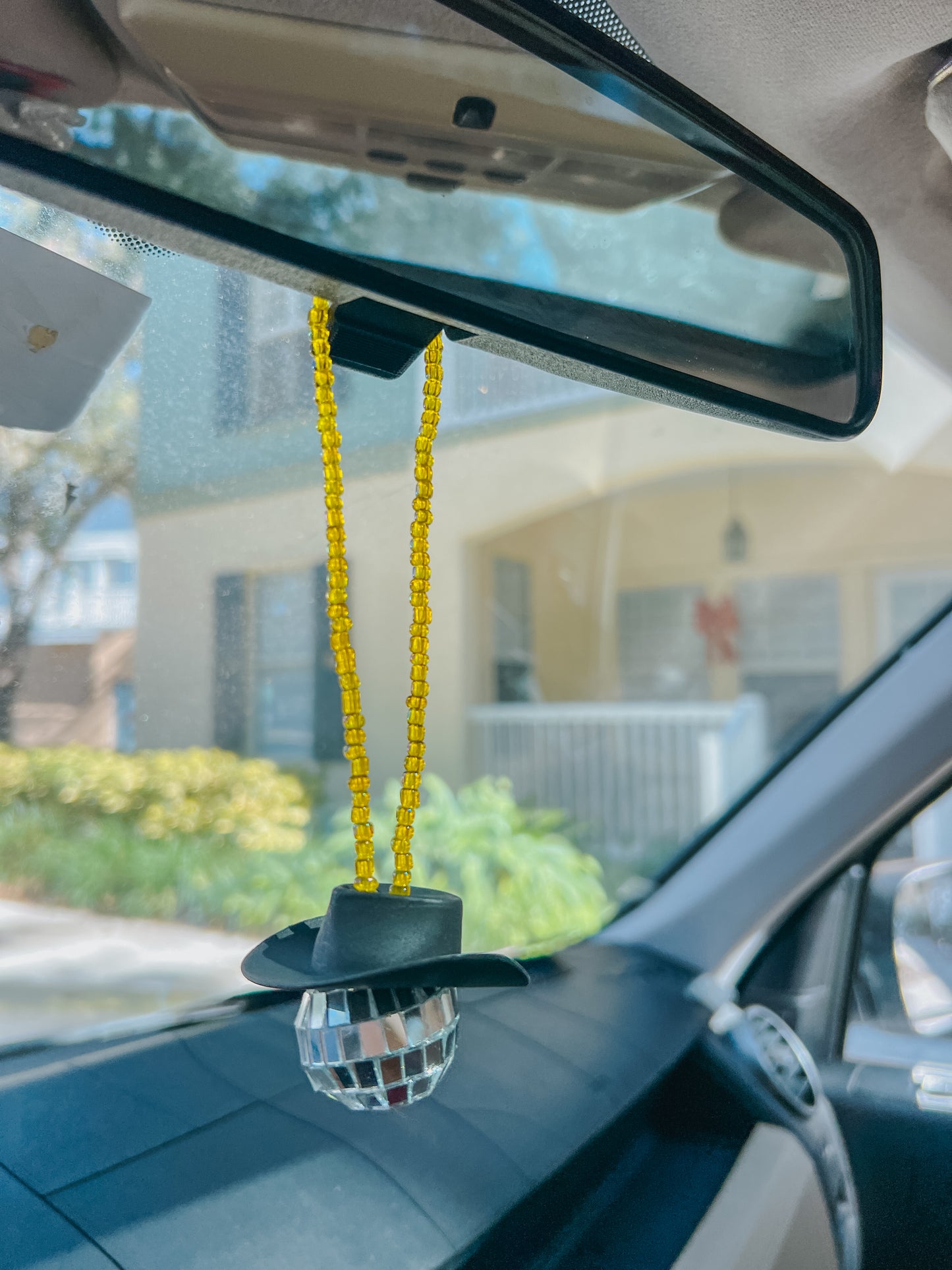 disco cowboy car hanging