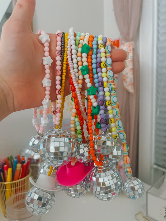 disco ball car hangings