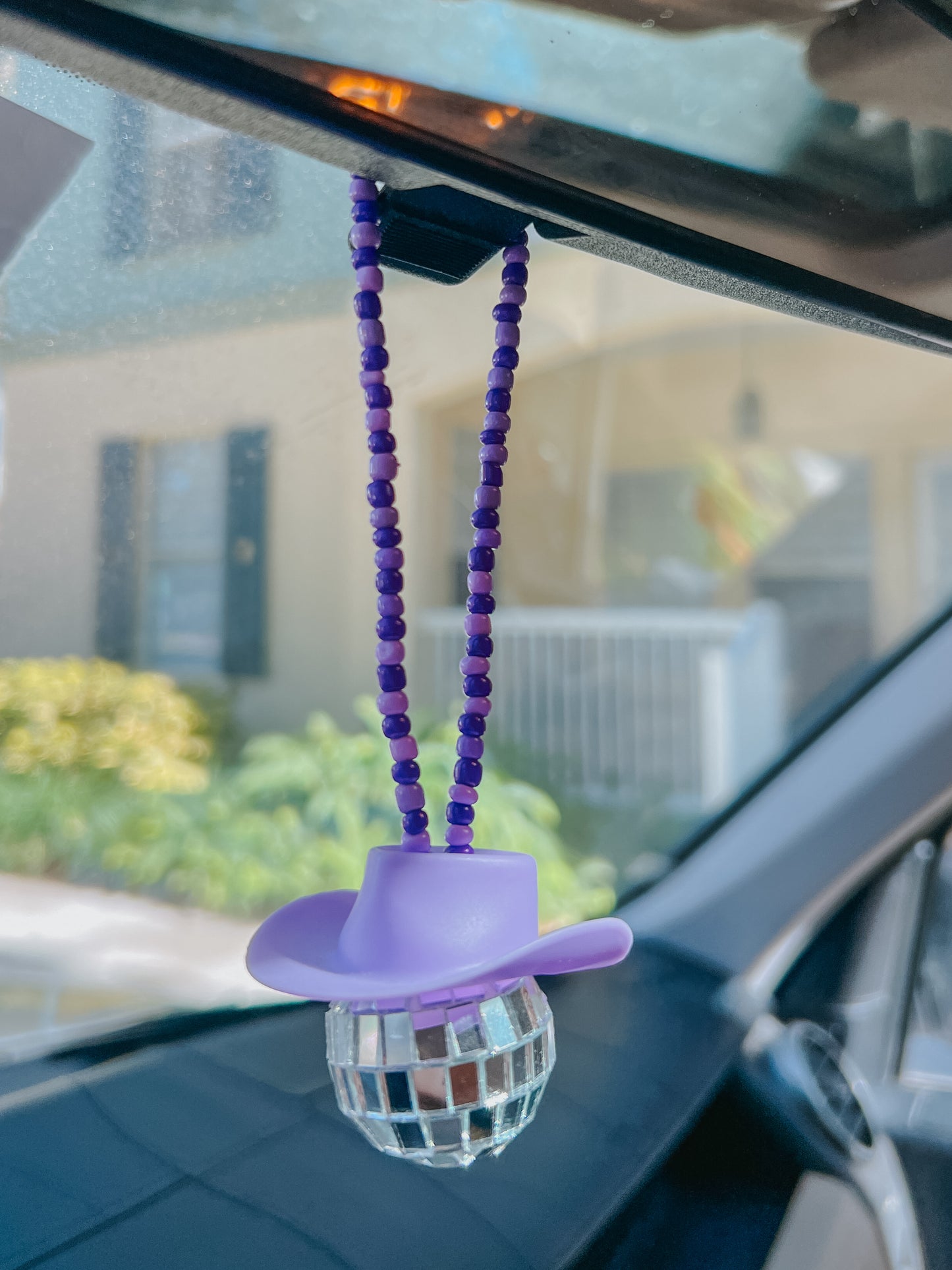 disco cowboy car hanging