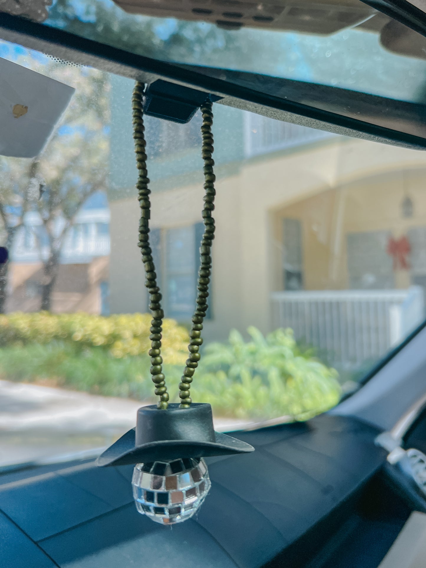 disco cowboy car hanging