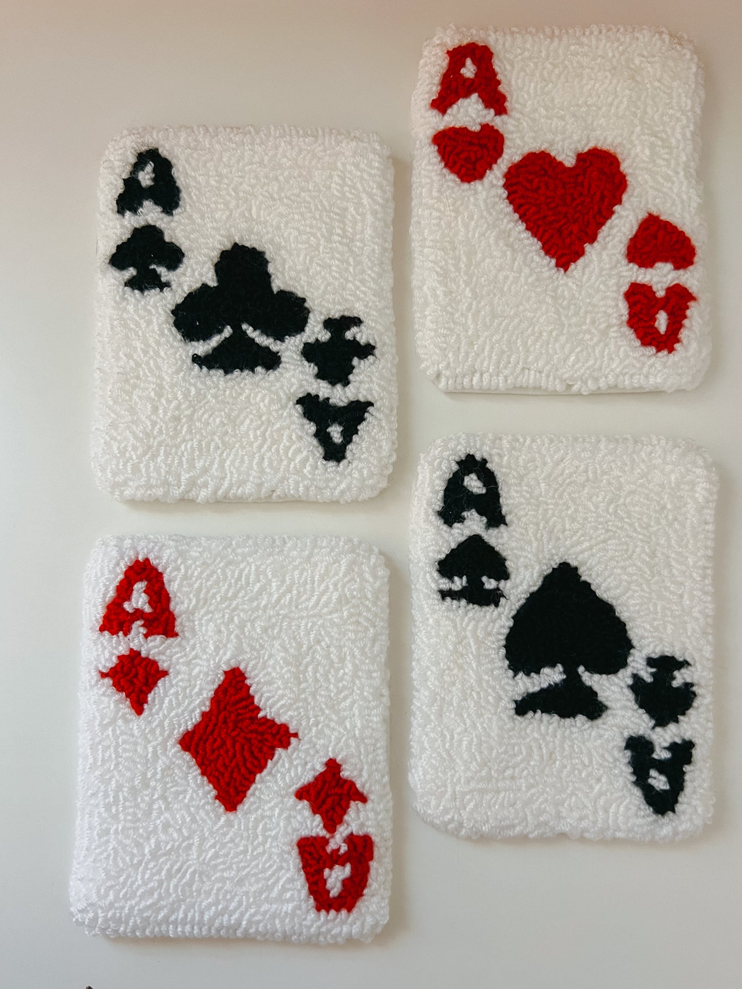aces mug rugs