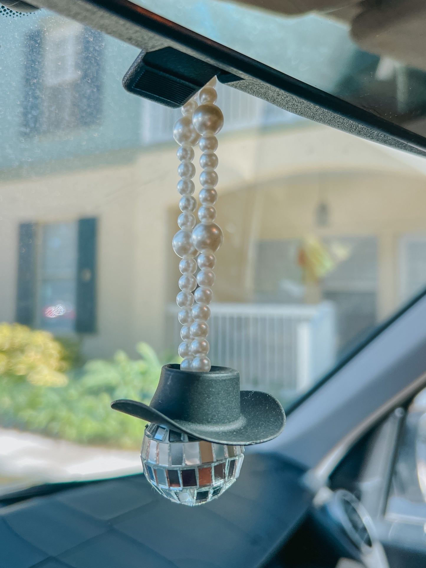 disco cowboy car hanging