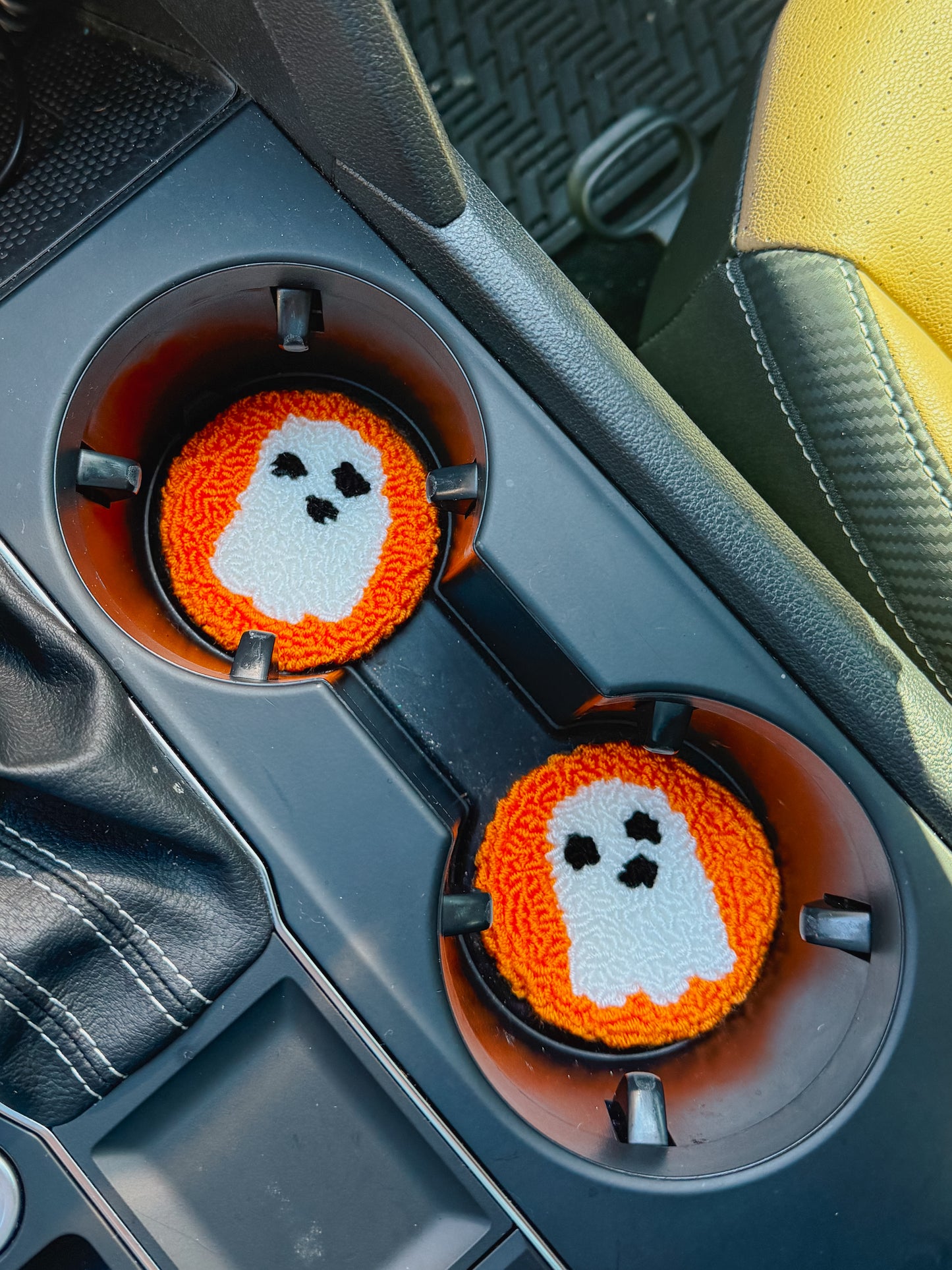 halloween car coasters
