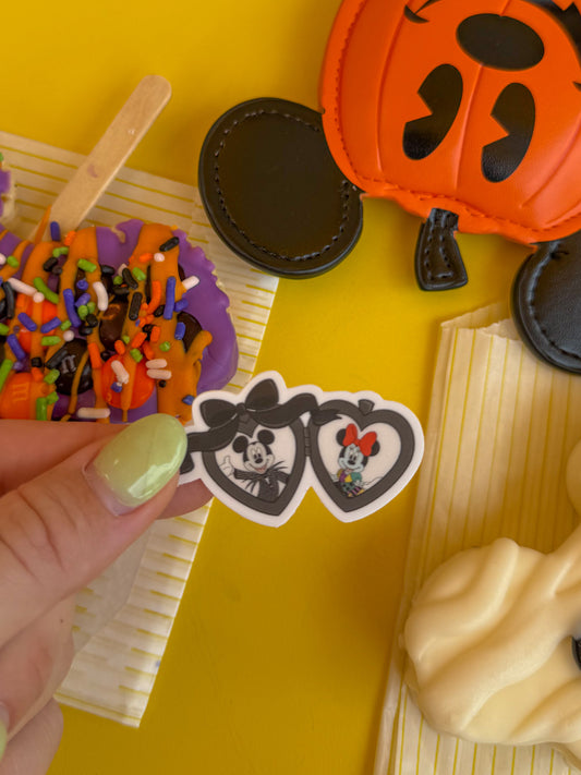 jack and sally locket sticker