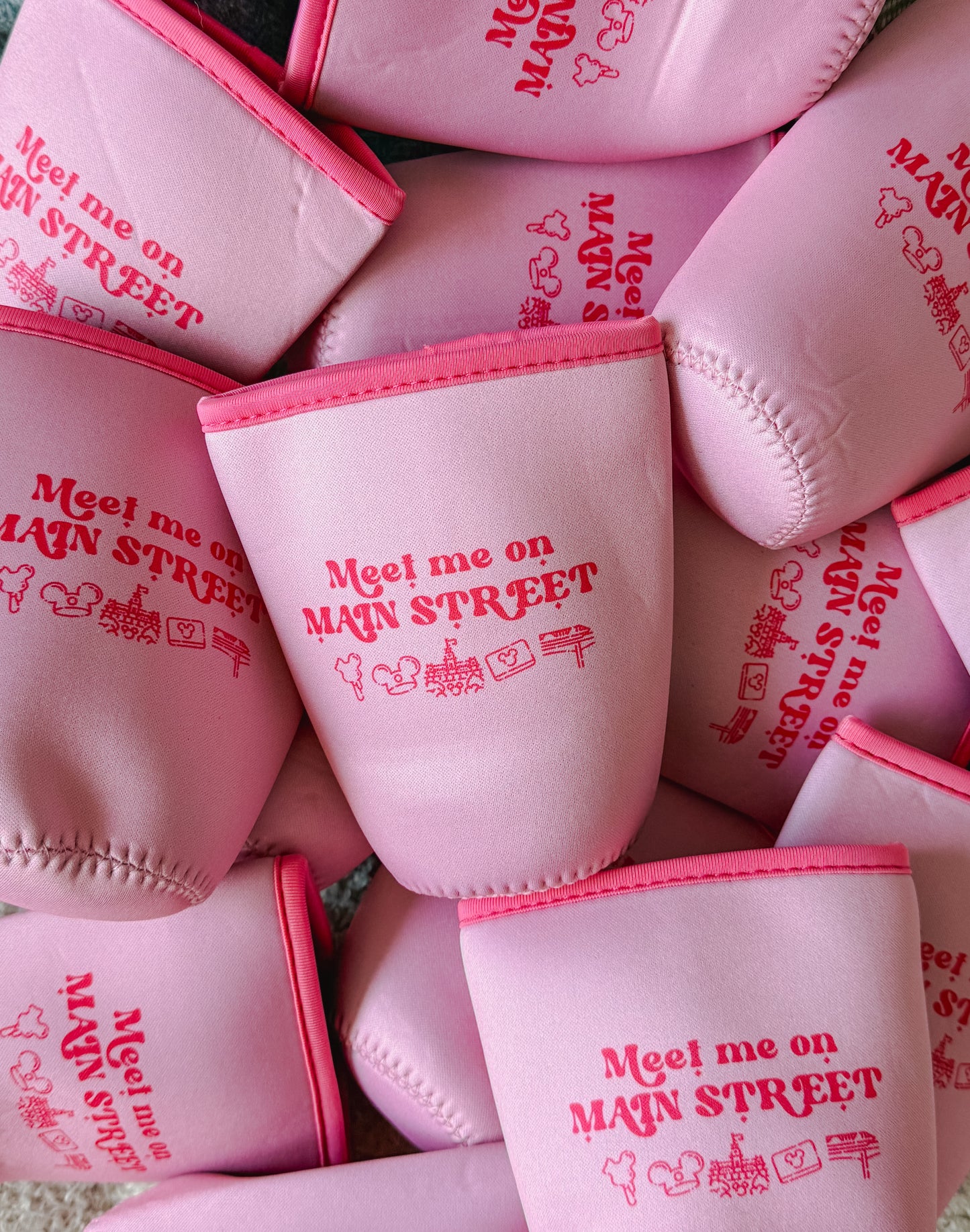 meet me on main street cup cover