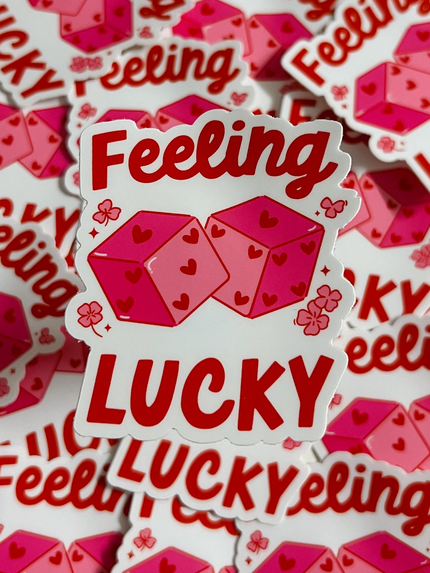 feeling lucky sticker