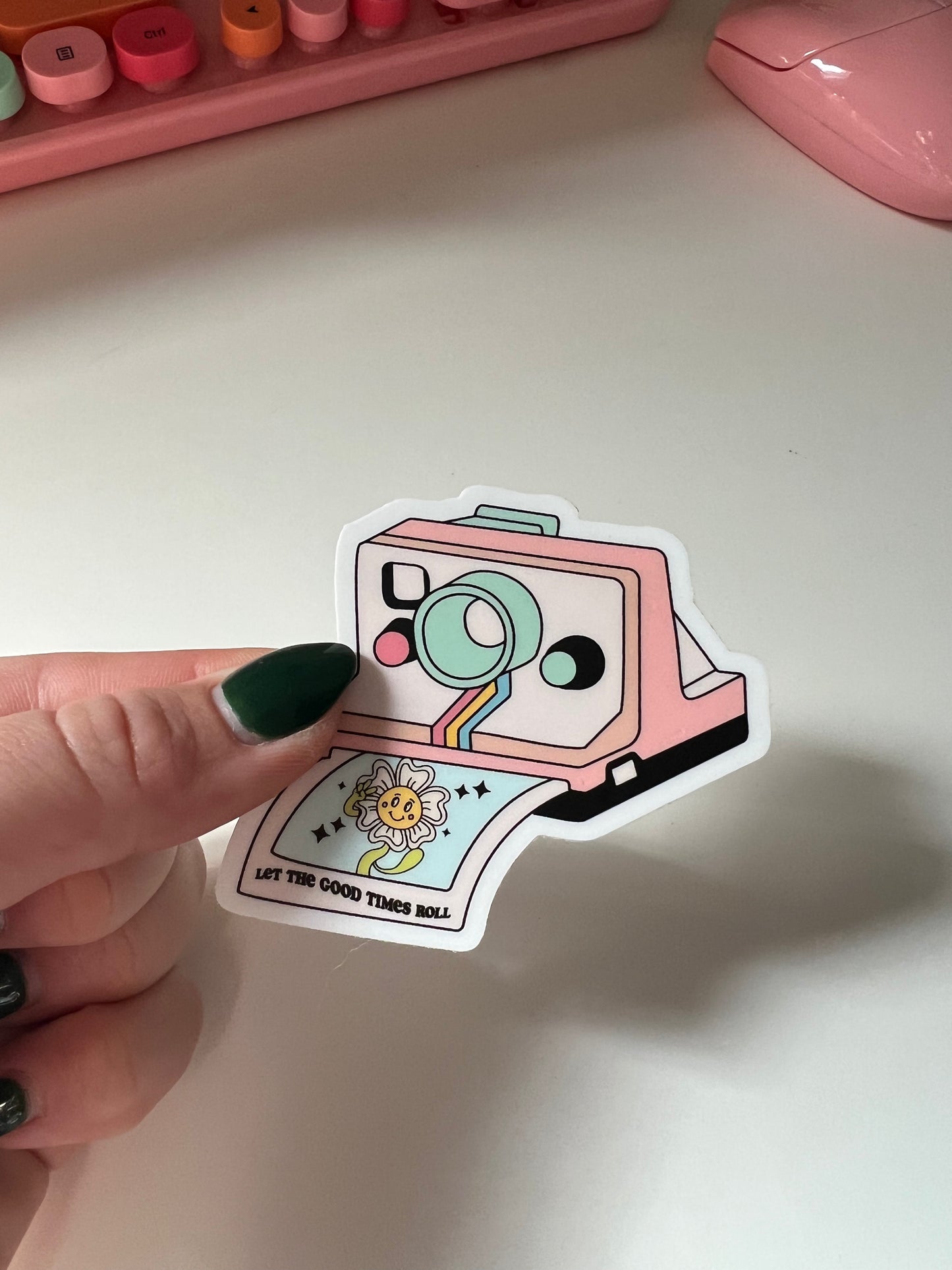 let the good times roll sticker
