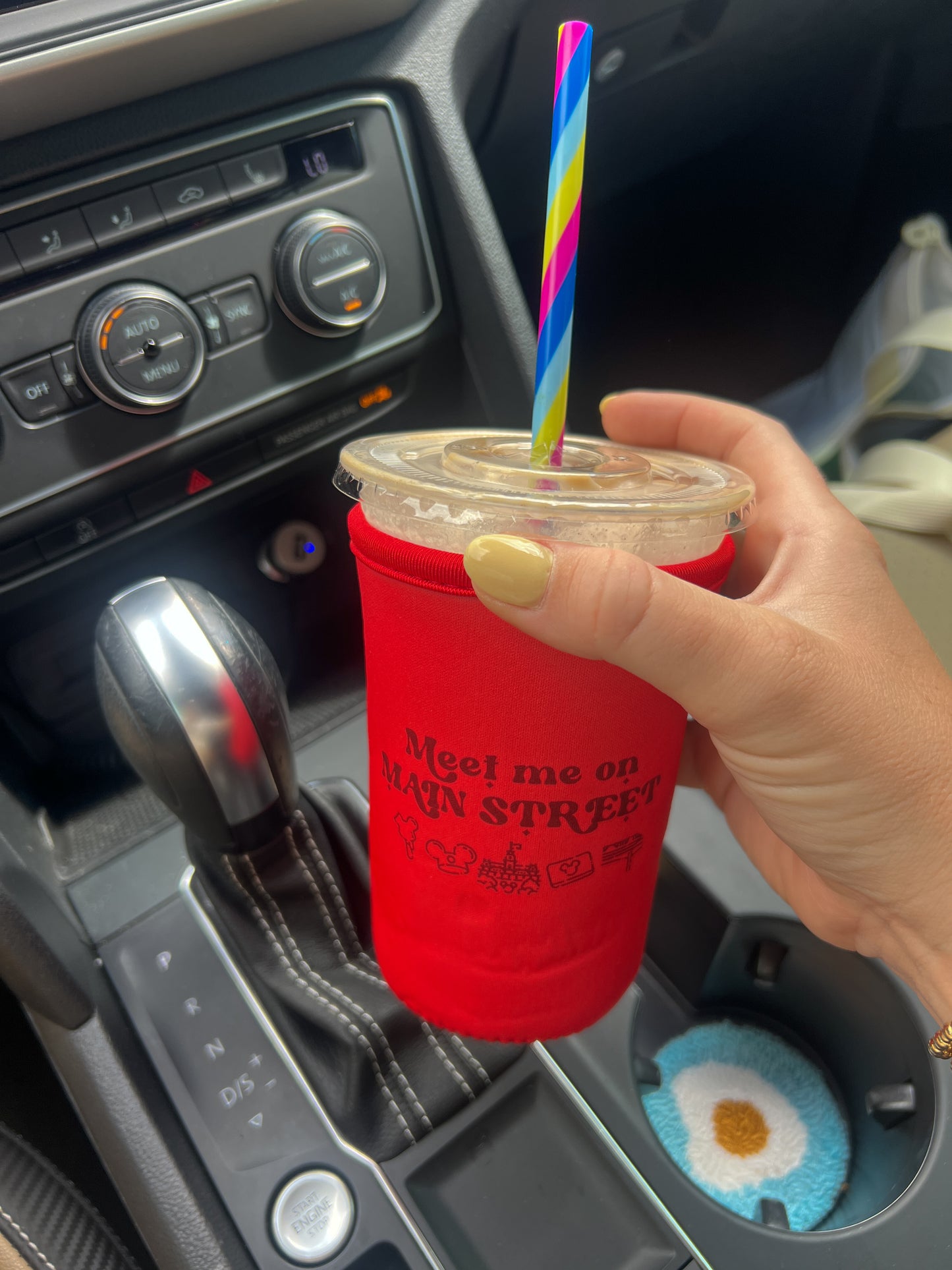 meet me on main street cup cover