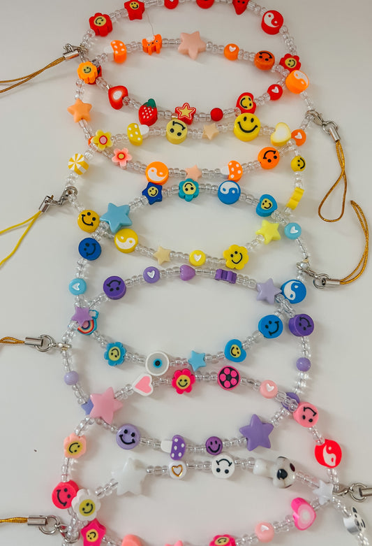 rainbow phone charms