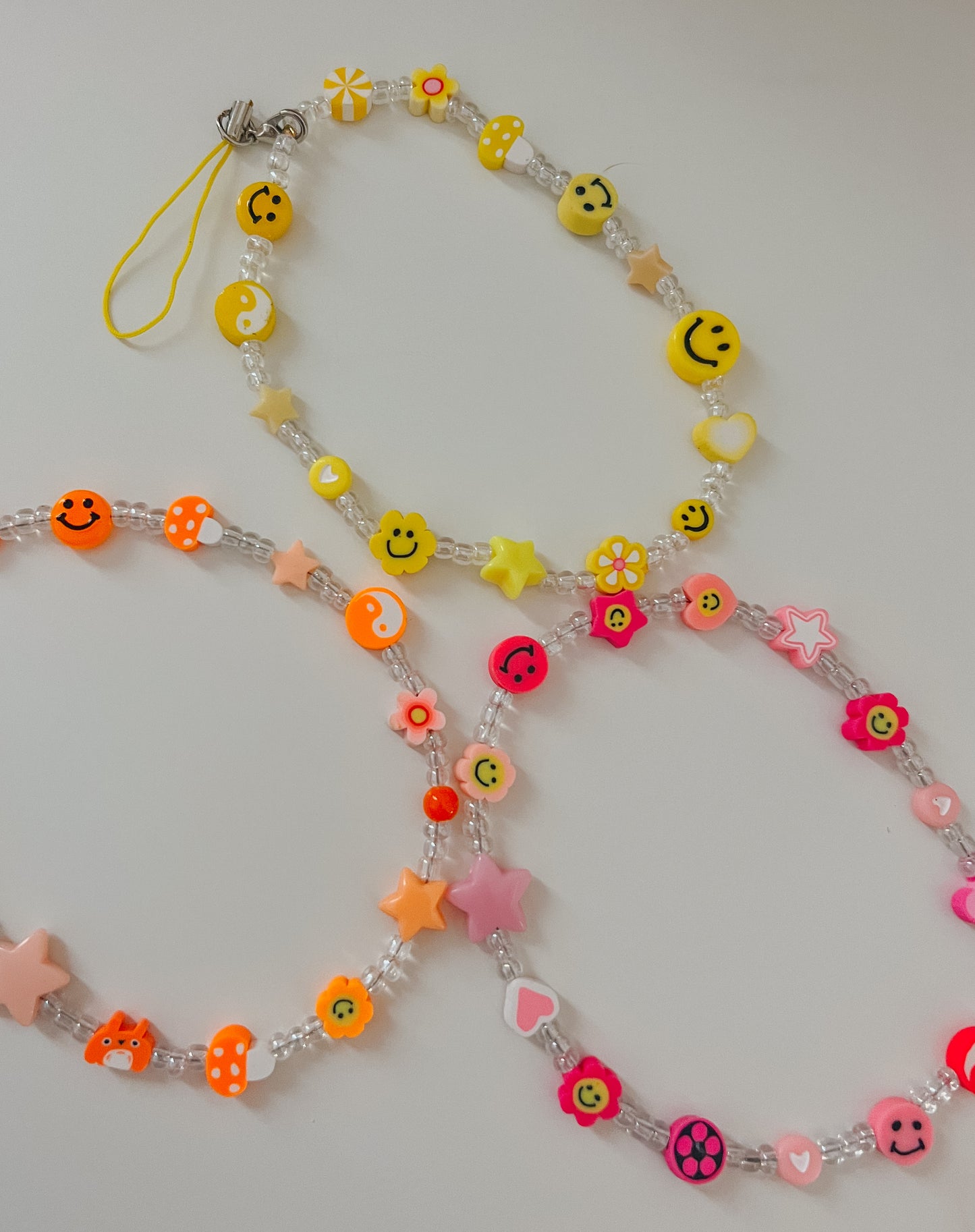 rainbow phone charms