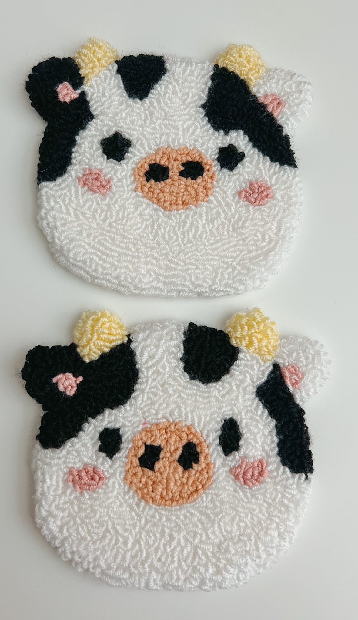 friends with faces mug rugs