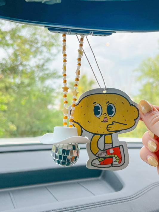 larry the lemon air freshener