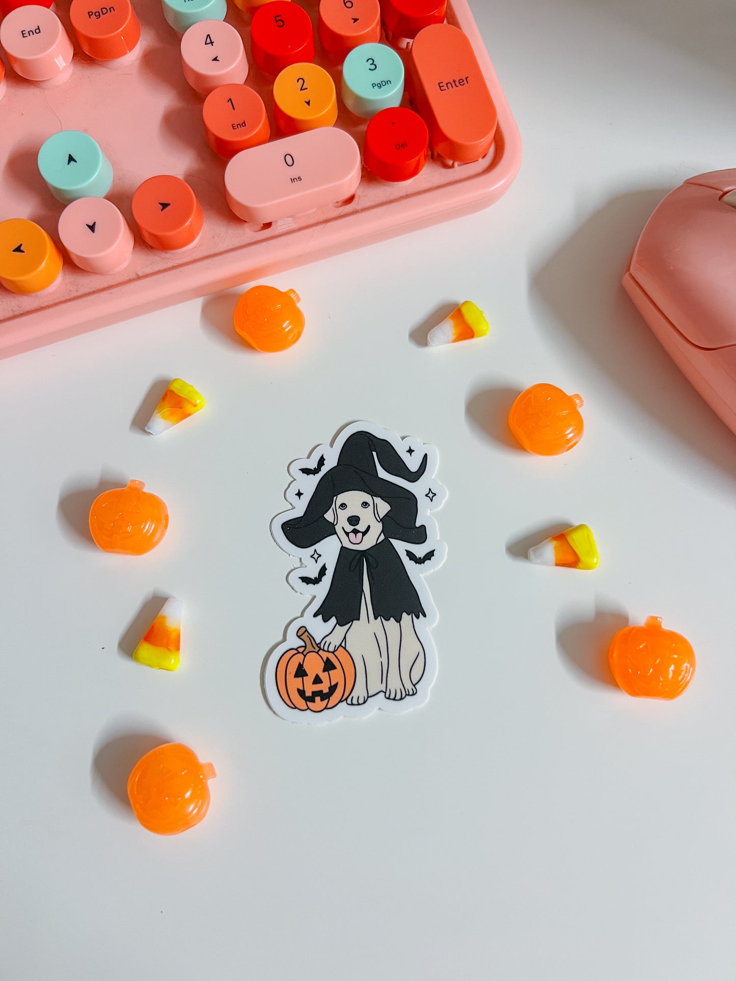 witch pup sticker