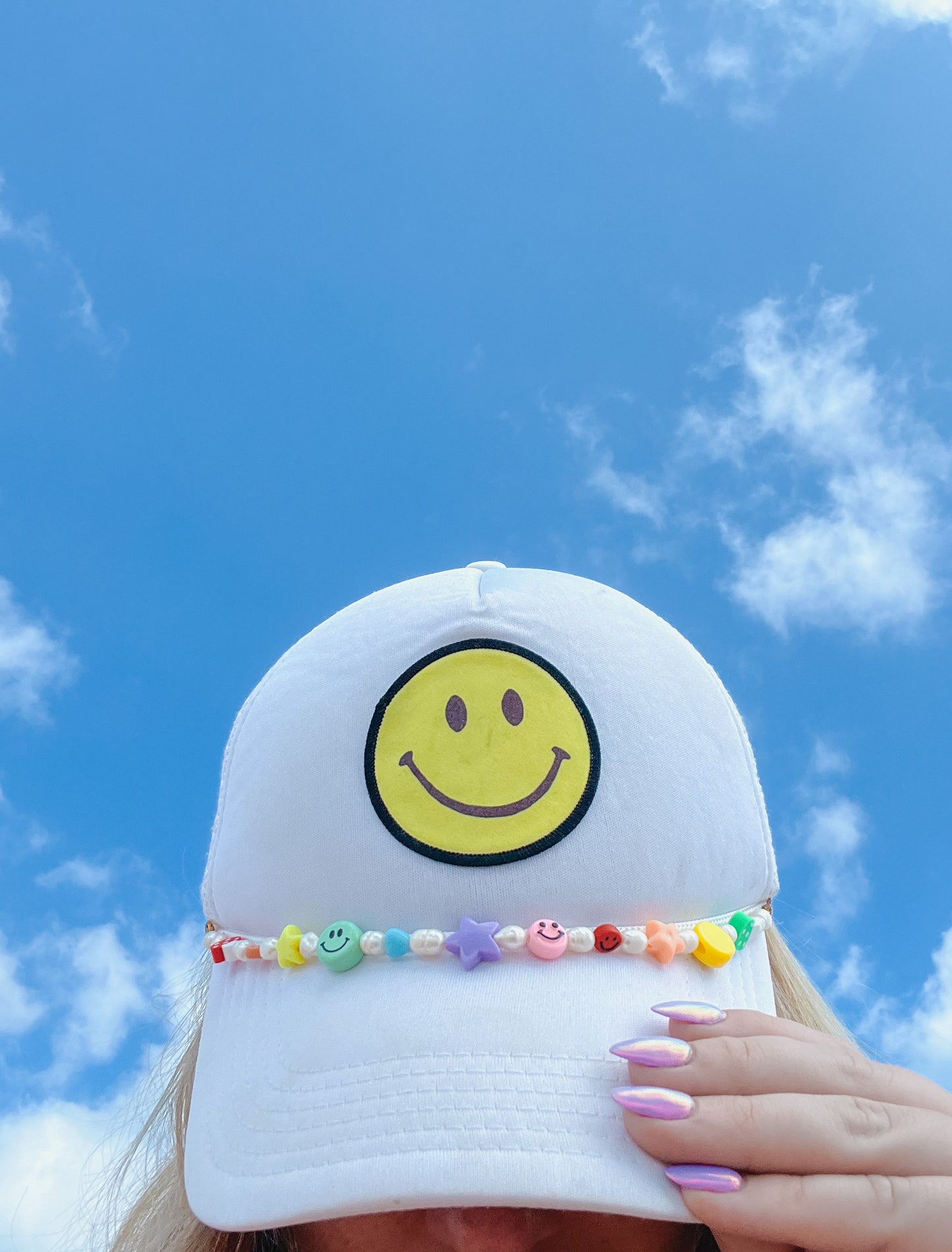 rainbow hat charm