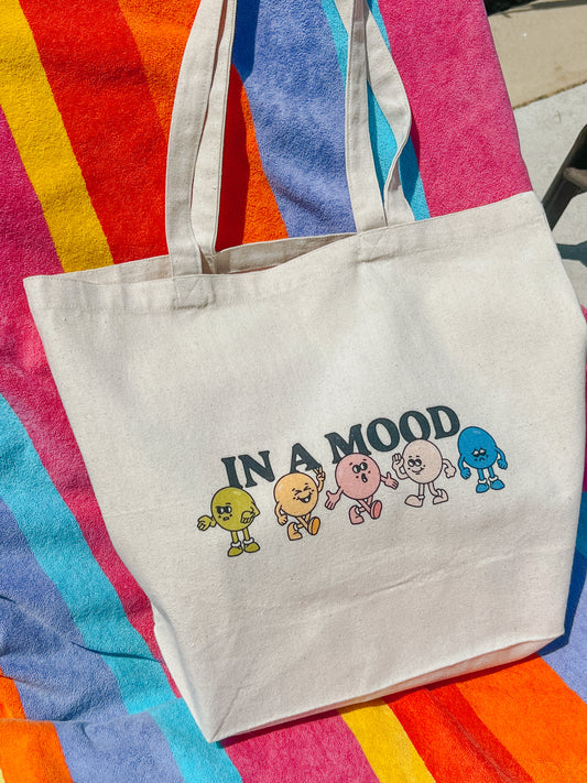 in a mood tote bag