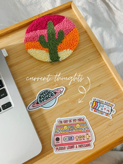 current thoughts stickers