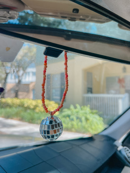 disco ball car hangings