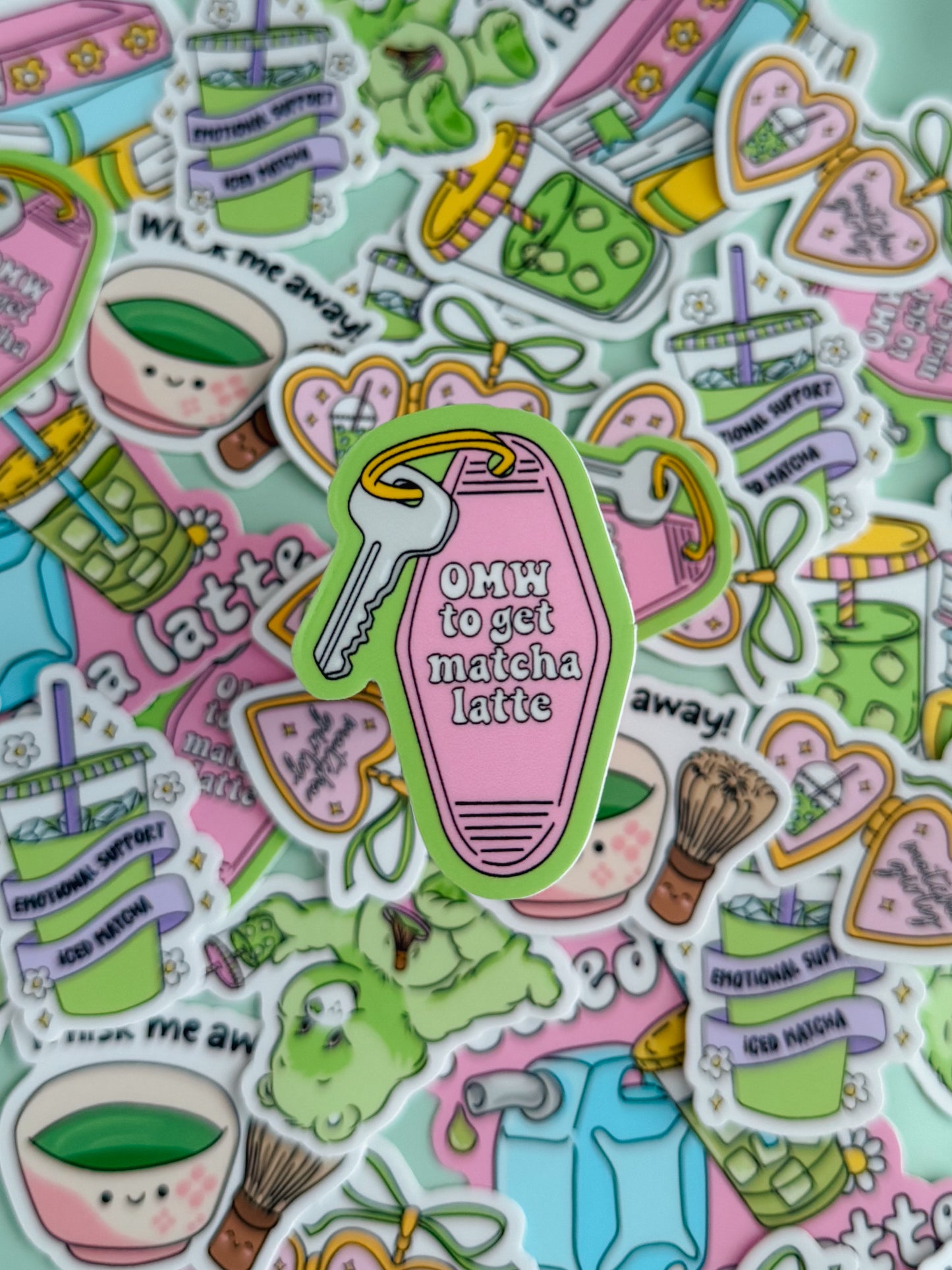 matcha stickers