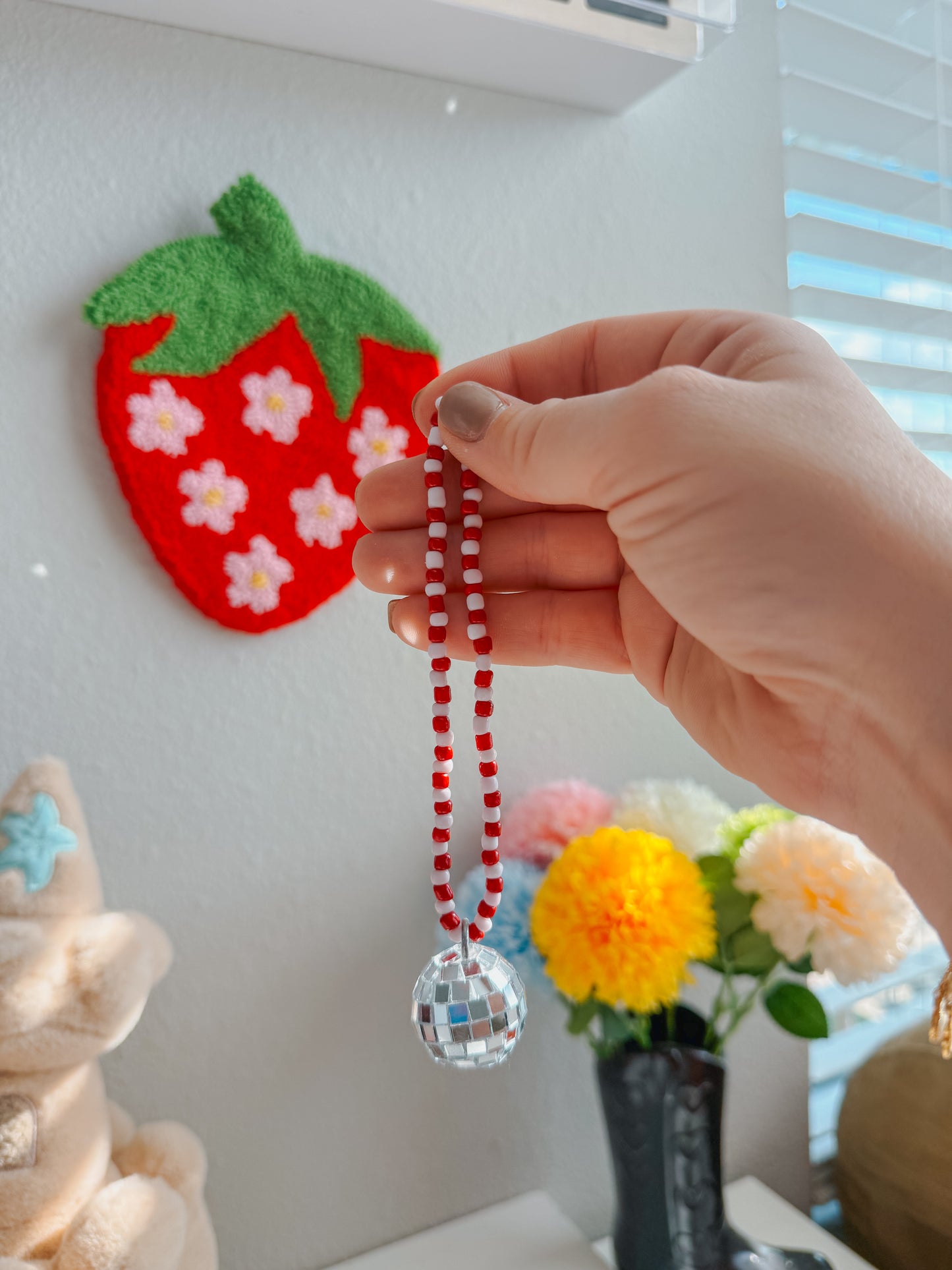 disco ball car hangings