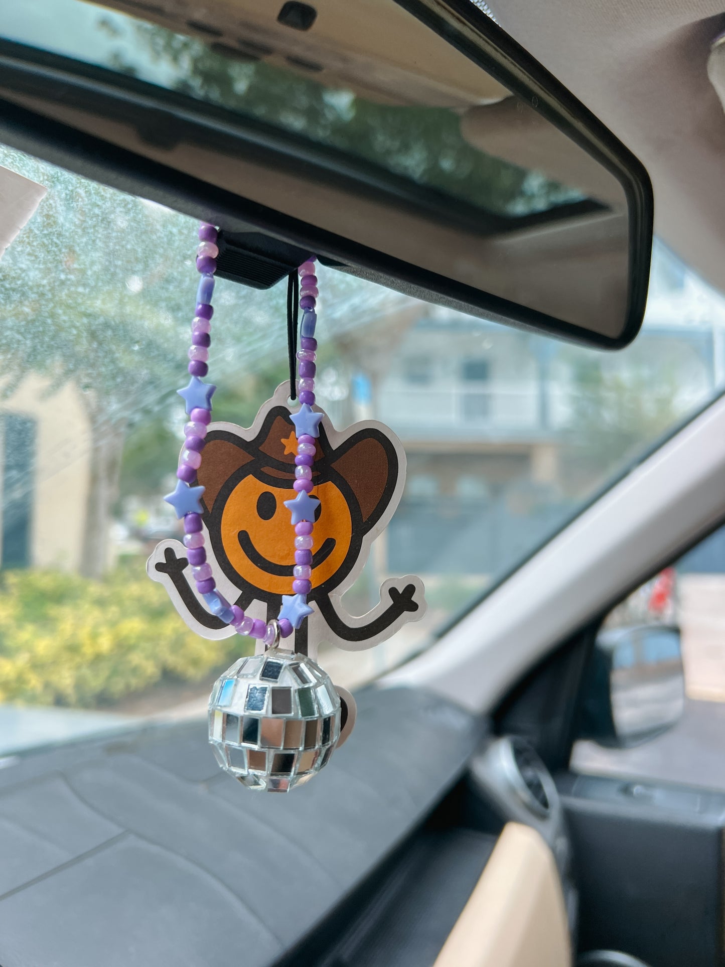 disco ball car hangings