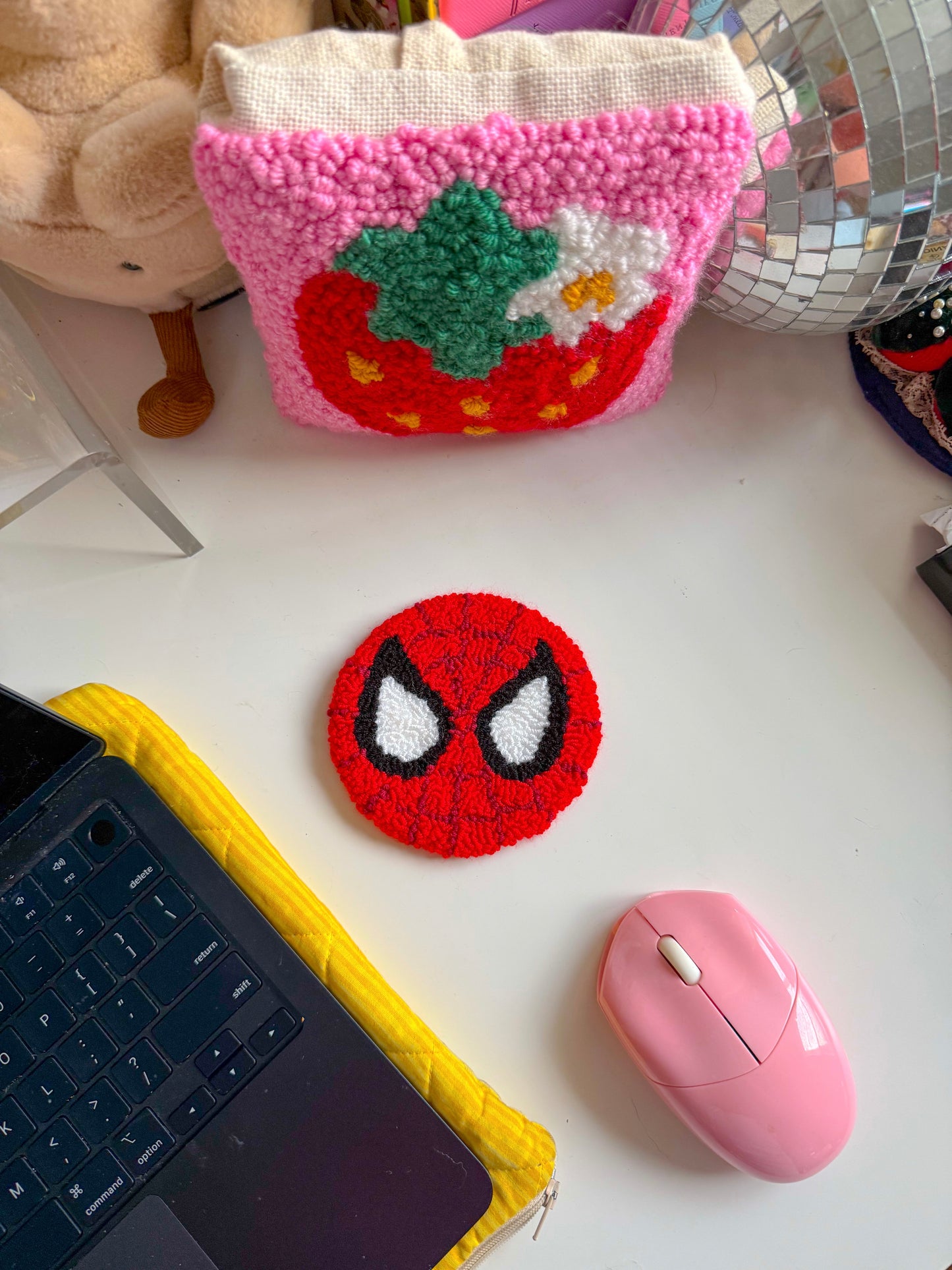 super hero mug rugs
