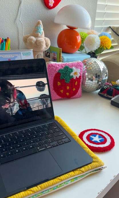 super hero mug rugs