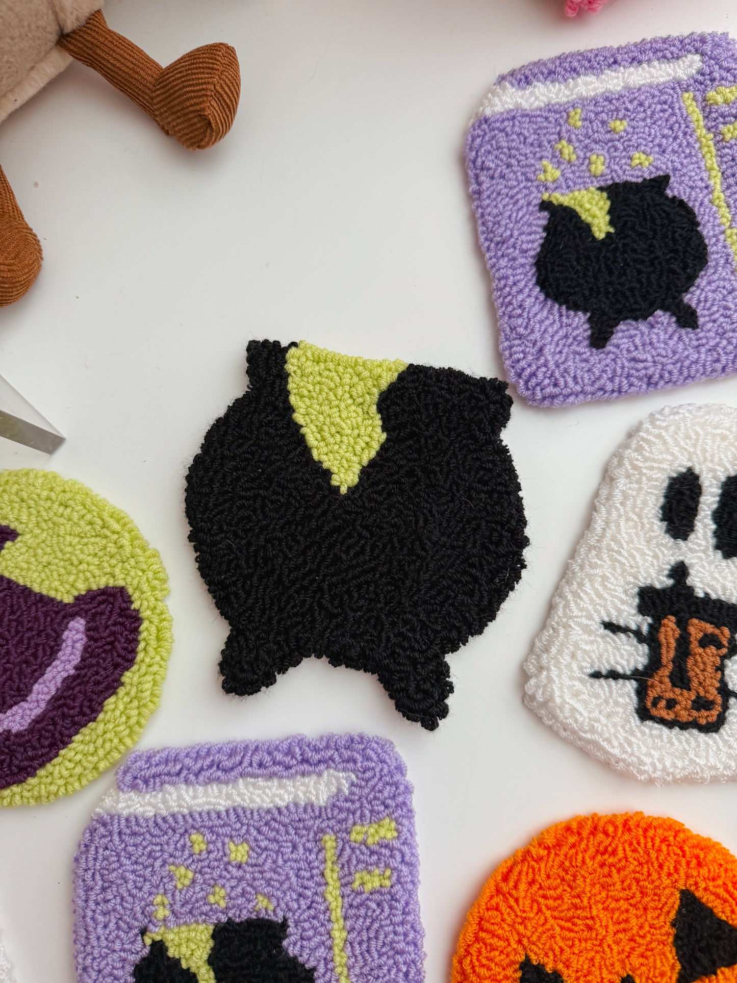 halloween mug rugs
