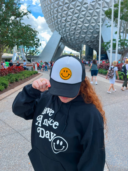 smiley face hats