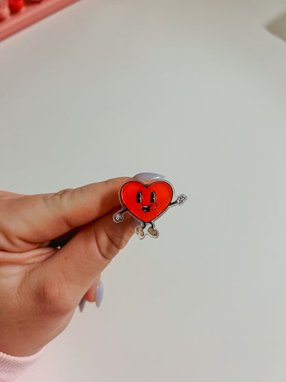 heart pin