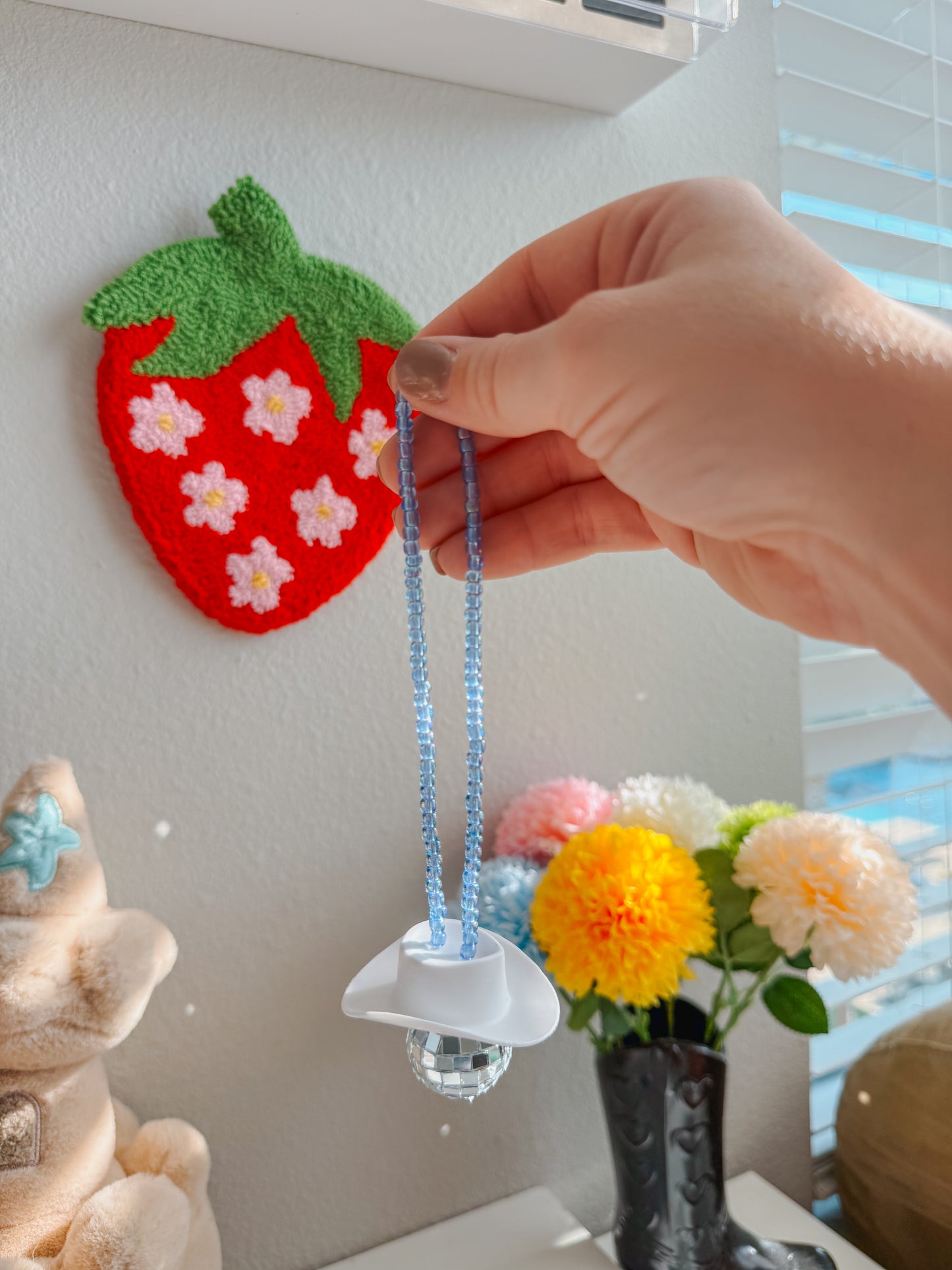 disco cowboy car hanging