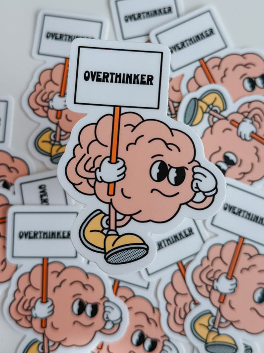 overthinker sticker